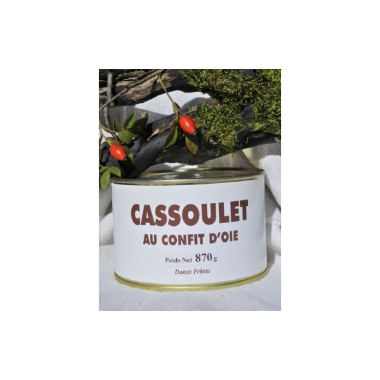 Cassoulet au confit d'oie - 870 g