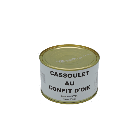 Cassoulet au confit d'oie - 870 g